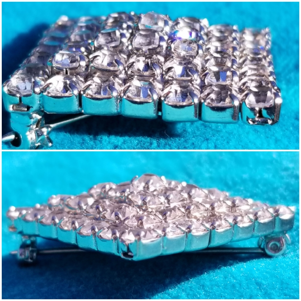 Vintage Rhinestone Brooch - Picture 8 of 13